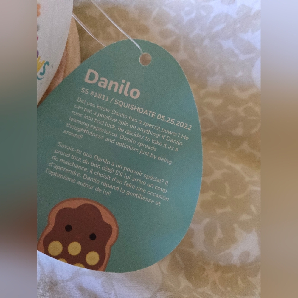 Squishmallows 6 Inch Danilo Banana Pancakes Plush - Picture 4 of 4